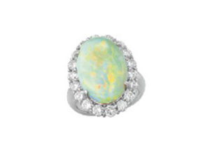 オパール買取情報　ホワイト オパール ダイアリング