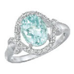 パライバ トルマリン ダイヤリング