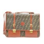 フェンディ ズッカ 書類バッグ