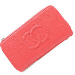 シャネル ラウンドファスナー キャビアスキン