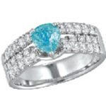 パライバ トルマリン ダイヤリング