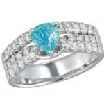 パライバ トルマリン ダイヤリング