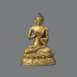チベット 金銅仏座像