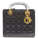 レディ ディオール レザーハンドバッグ