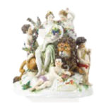 マイセン フィギュア 「四台元素より」