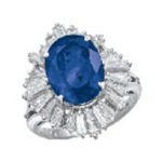 サファイア ダイヤリング