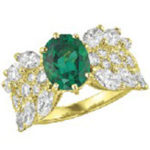 エメラルド ダイアモンド リング