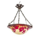 エミール・ガレ 柘榴文 天吊灯