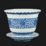 青花 大清乾隆年製 花盆