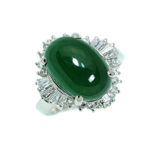 翡翠 ダイヤモンド リング