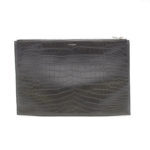 サンローランパリ 型押し クラッチバッグ