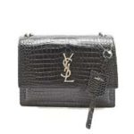 サンローラン 型押し ショルダーバッグ