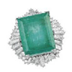 エメラルド ダイアリング プラチナ