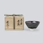 青木龍山 天目渚茶碗