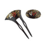 鼈甲　珊瑚 簪櫛