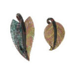 本鼈甲螺鈿 蒔絵ブローチ