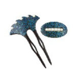 本鼈甲螺鈿 パール簪帯留