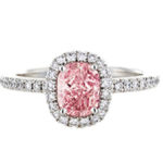 ピンクダイヤ0.2ct メレプラチナ リング