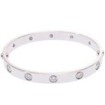 ラブブレス フルダイヤ ホワイトゴールド