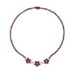 ルビー ダイヤモンド ネックレス