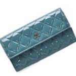 シャネル エナメル長財布 A50096