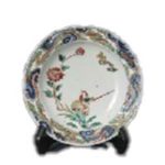 古九谷 色絵花鳥文 大皿