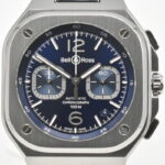 ベル&ロス BR05 クロノ ブルースチール BR05C-BU-ST/SRB