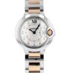 バロンブルー WE902031 ステンレス×ピンクゴールド シルバー文字盤 ダイヤインデックス