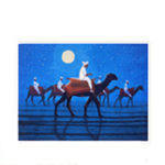 平山郁夫 ヒラヤマ イクオ 月光砂漠らくだ