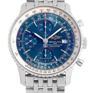 ナビタイマー ヘリテージ A113C42NP ステンレス ブルー文字盤