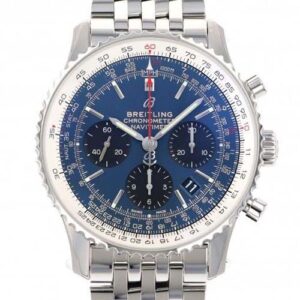 ナビタイマー 1 A022C-1NP ステンレス ブルー文字盤