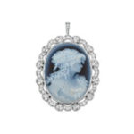 ハリーウィンストン ストーンカメオ ペンダント