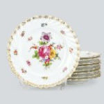 ドレスデン 花文皿各種 9点セット