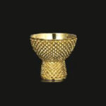 純金玉霰猪口 石黒光南