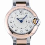 バロンブルー SM W3BB0005 ステンレス×ピンクゴールド シルバー文字盤 ダイヤインデックス