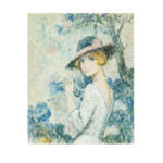 ベルナール シャロワ女性像 油彩