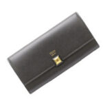 フェンディ レザー二つ 折り長財布