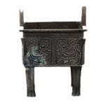 青銅器 炉 大明宣徳年製銘