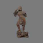 木彫 毘沙門天像