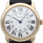 ロンドソロ SM W6700355 イエローゴールド シルバー文字盤