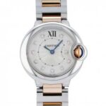 バロンブルー SM WE902030 ステンレス×ピンクゴールド シルバー文字盤 ダイヤインデックス