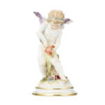 マイセン フィギュア ハートを貫く天使