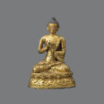 チベット 金銅仏座像