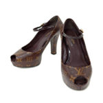 ルイヴィトン オープントゥ パンプス