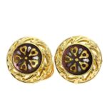 ミキモト ピクウェ ダイヤモンド/シェル イヤリング