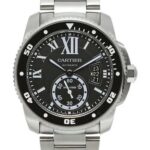 カリブル ドゥ カルティエ ダイバー W7100057 ステンレス ブラック文字盤