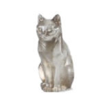 ラリック CHAT ASSIS 立像