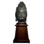 明代石仏 観音像 H63ｃｍ