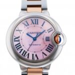 バロンブルー MM W6920098 ステンレス×ピンクゴールド ピンク文字盤