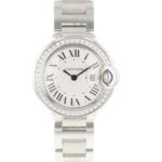 バロンブルー SM W4BB0015 ステンレス シルバー文字盤 ダイヤベゼル